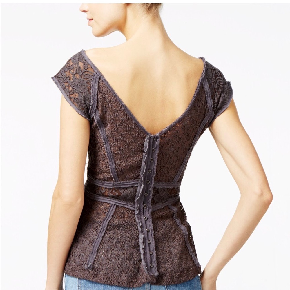 Free People Lace Blouse